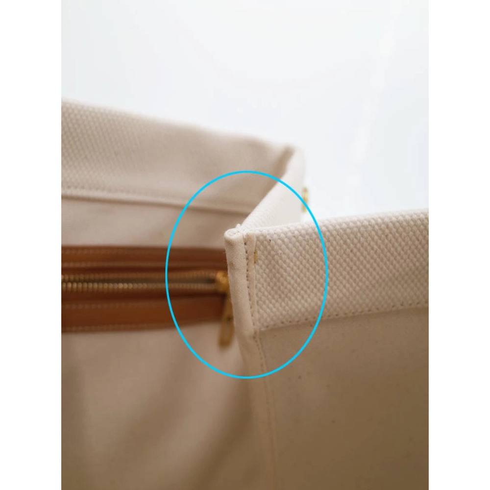 Celine Horizontal Cabas Tote Bag White - Picture 8 of 9